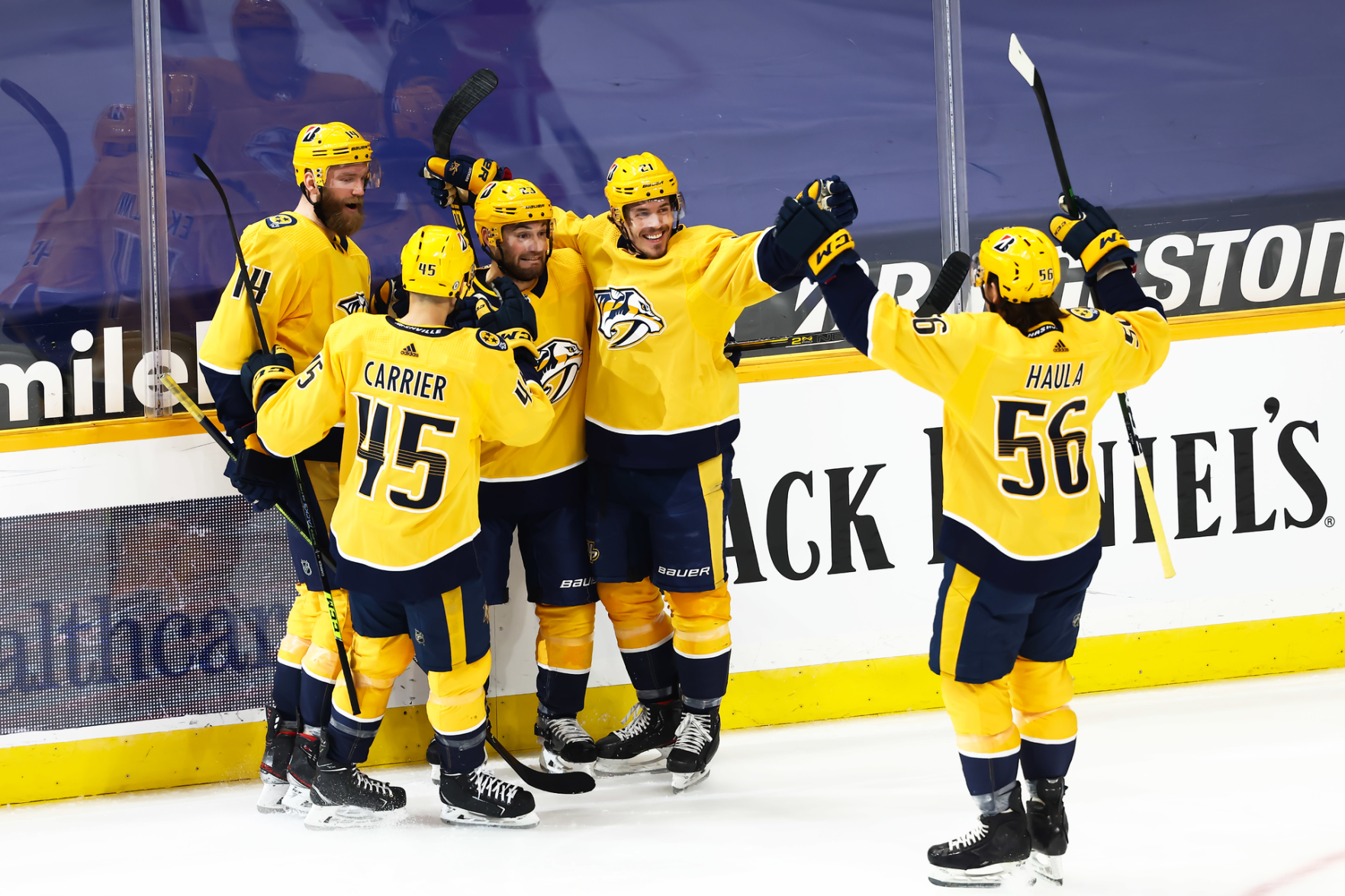 Grimaldi’s career game keeps Predators red hot
